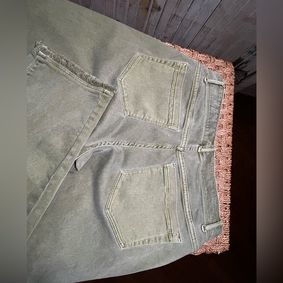 J.Jill Authentic Fit Fringed-Hem Cropped Jeans size 2 Petite - Picture 5 of 6